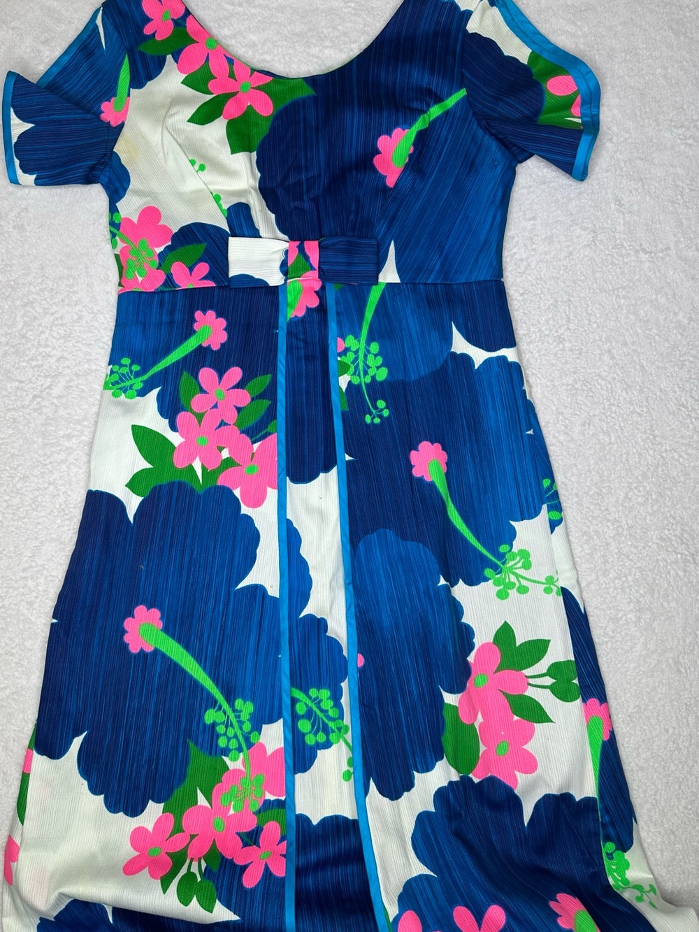 Vintage Malihini Designer’s Collection Hawaii Floral Maxi Dress Size 10
